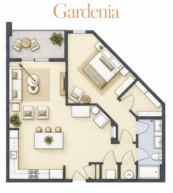 1 bedroom, 1 bathroom apartment Aiken